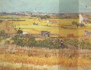 Vincent Van Gogh Havest at La Crau,wtih Mountmajour in the Background (nn04) painting